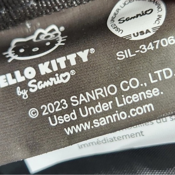 NWT Sanrio Hello Kitty Bioworld Backpack Blue White Pink Ice Cream Cookies Cake - Picture 9 of 14